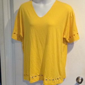 Yellow cute top